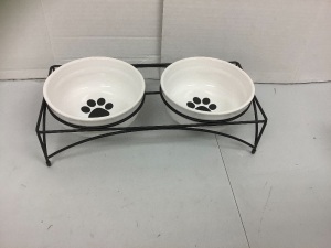 Pet Food Bowls w/ Stand, E-Commerce Return