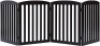 PAWLAND 24"&nbsp;Wooden Freestanding 4-Panel Foldable Pet Gate&nbsp;
