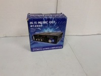 Stereo Audio Amplifier, E-Comm Return