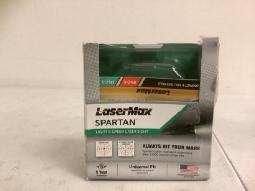 LaserMax Spartan Light/Laser, Powers Up, E-Commerce Return