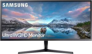 SAMSUNG 34-Inch SJ55W Ultrawide Gaming Monitor, 75Hz Refresh, 3440 x 1440p Resolution, 4ms Response, FreeSync, Split Screen, HDMI