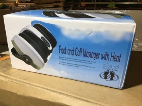 Cloud Massage Foot and Calf Massager with Heat. Appears New
