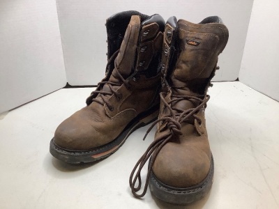 Roughneck Overhauled Men's Leather Boots, Size 12 D, Ecommerce Return