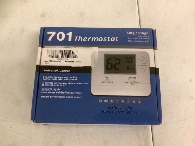 701 Single Stage Thermostat, Appears New