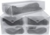 Greenco Clear Foldable Boot Storage Boxes-5 Pack. Appear New. E- Commerce Return