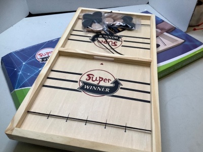 Lot of (5) Super Winner, The Original Sling Puck Game, New