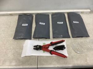 Lot of (5) Booms Fishing Crimping Pliers with Side Cutters