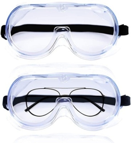 Case of (200) ANNEW Over Glasses Safety Goggles with 4 Ventilation Valves,&nbsp;2 Pcs