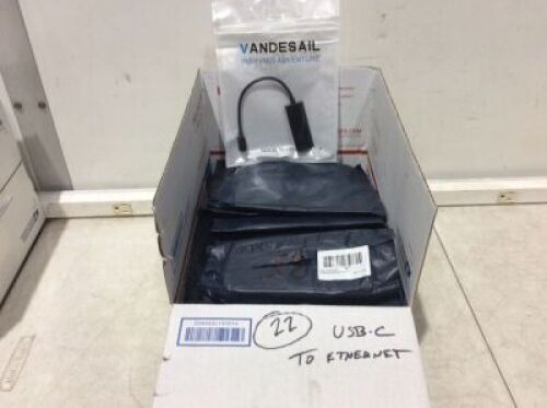 Lot of (22) USB C to Ethernet Adapters&nbsp;