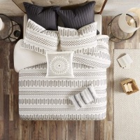 Ink+Ivy Cotton Jacquard Comforter Mini Set Full/Queen. Appears New