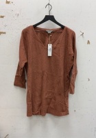 Natural Reflections Womens Waffle Knit Shirt, XL, E-Comm Return