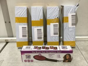 Lot of (5) Ceramic Hair Straightening Brush