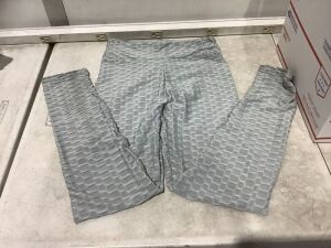 Lot of (15) Grey Leggings, Small