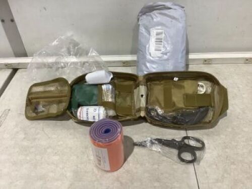 Lot of (2) Emergency First Aid Trauma Kits