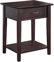 2L Lifestyle Holmes Night Stand with Drawer, Brown. Appears New