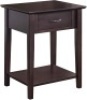 2L Lifestyle Holmes Night Stand with Drawer, Brown. Appears New