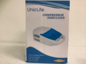 UnicLife Compressor Nebulizer, Powers Up, Appears New