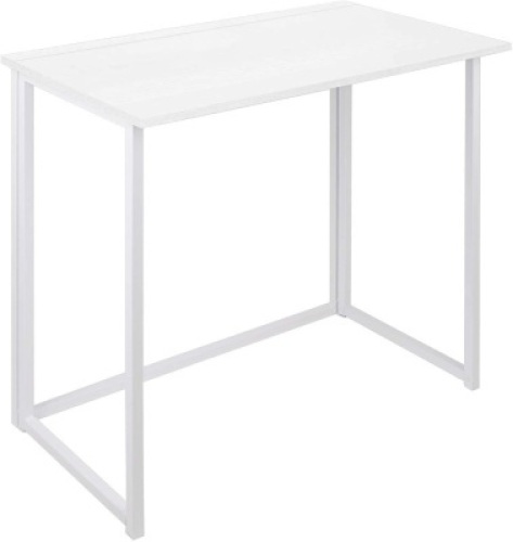 Folding Computer Desk for Small Spaces, Simple Space-Saving Home Office Desk. Appears New