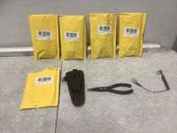Lot of (5) Booms Fishing X03 Fishing Pliers with Sheath and Lanyard &nbsp;