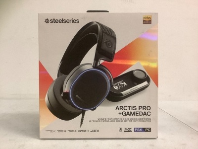 SteelSeries Arctis Pro+GameDac Headphones, Appears New, Works