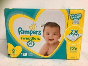 Pampers Swaddlers, Size 2, New