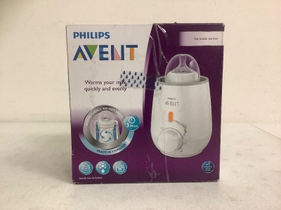 Philips Avent Bottle Warmer, Powers Up, E-Commerce Return