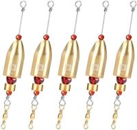 Lot of (10)&nbsp;Booms Fishing CRR Carolina Ready Brass Rigs, 5 Pcs