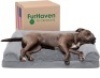 Furhaven Pet - Plush Sofa Orthopedic Dog Bed, L Shaped Chaise Dog Bed. Appears New