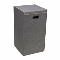 Household Essentials 5620 Collapsible Single Laundry Hamper with Magnetic Lid. Appears New