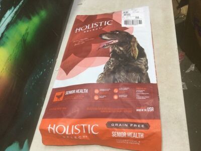 Holistic Select Grain Free Senior Chicken Dog Food 24lb