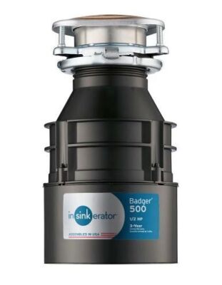 InSinkErator Badger 500 Standard Series 1/2 HP Continuous Feed Garbage Disposal