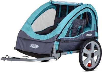 Instep Bike Trailer for Toddlers, Kids, Single and Double Seat, 2-In-1 Canopy Carrier