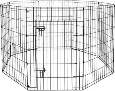 AniMaze Adjustable Exercise Pen, 8 Hinged Panels, 36" Tall 