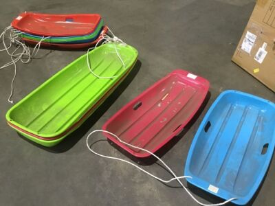 Lot of Sleds (15) Small & (3) Large 