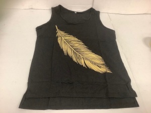 Womens Feather Tank Top, M, E-Commerce Return