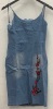 Womens Denim Dress, XL, E-Commerce Return