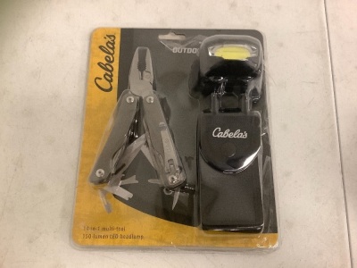 14-in-1 Multi Tool + Headlamp, E-Comm Return