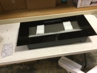 1500W Electric Fireplace Recessed and Wall Mounted w/ Remote, Logs, Crystals