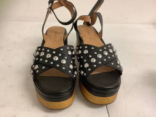 Coach Astor Studded Womens Sandals, 7.5B, Authenticity Unknown, Appears New