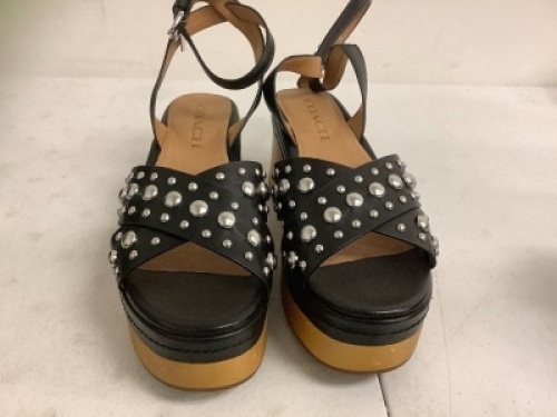 Coach Astor Studded Womens Sandals, 7.5B, Authenticity Unknown, Appears New