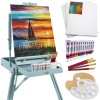 Portable Wooden French Easel w/ 33pc Beginners Kit