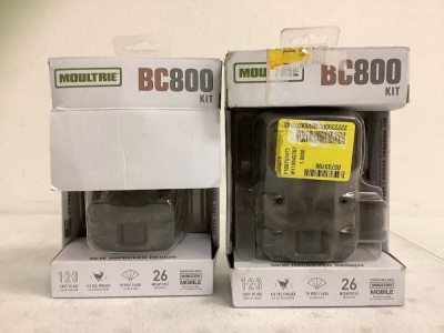 Lot of (2) Moultrie Trail Cameras, Untested, E-Commerce Return