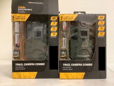 Lot of (2) Trail Cameras, Untested, E-Commerce Return