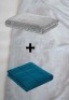 MerryLife 15lb Weighted Blanket with Removable Duvet Cover, Lake Blue/Gray,&nbsp;60" x 80"&nbsp;