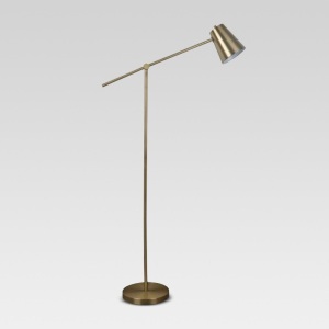 Cantilever Floor Lamp Brass