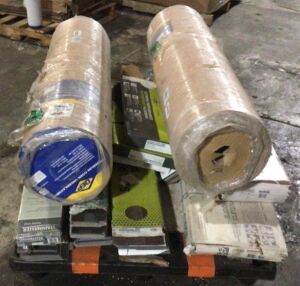 Pallet of Flooring Materials