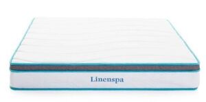 Linenspa Spring and Memory Foam Hybrid Mattress, 8", Queen