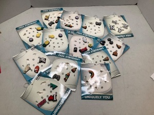 Lot of (13) Packs of Croc Charms, Ecommerce Return