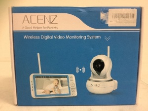 Acenz Wireless Baby Monitor System, Powers Up, E-Commerce Return
