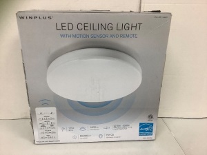 Winplus LED Ceiling Light, Missing Remote, Untested, E-Commerce Return